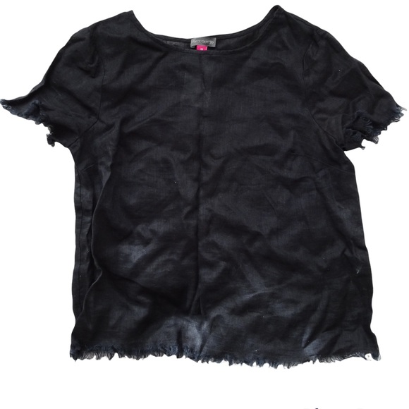 VINCE CAMUTO LINEN TOP - Picture 7 of 7